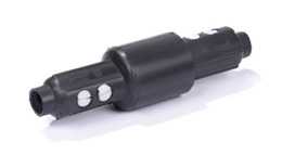 Conector unipolar montado en goma Eletrosil